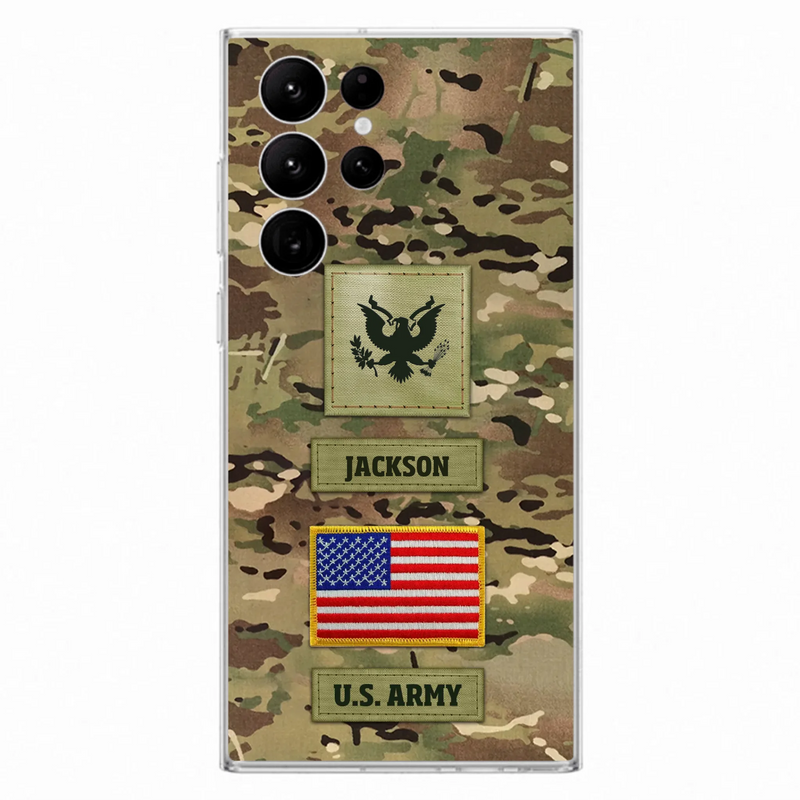 Custom Personalized Veteran Phone Case - Father's Day Gift for Veteran - Case For iPhone/Samsung
