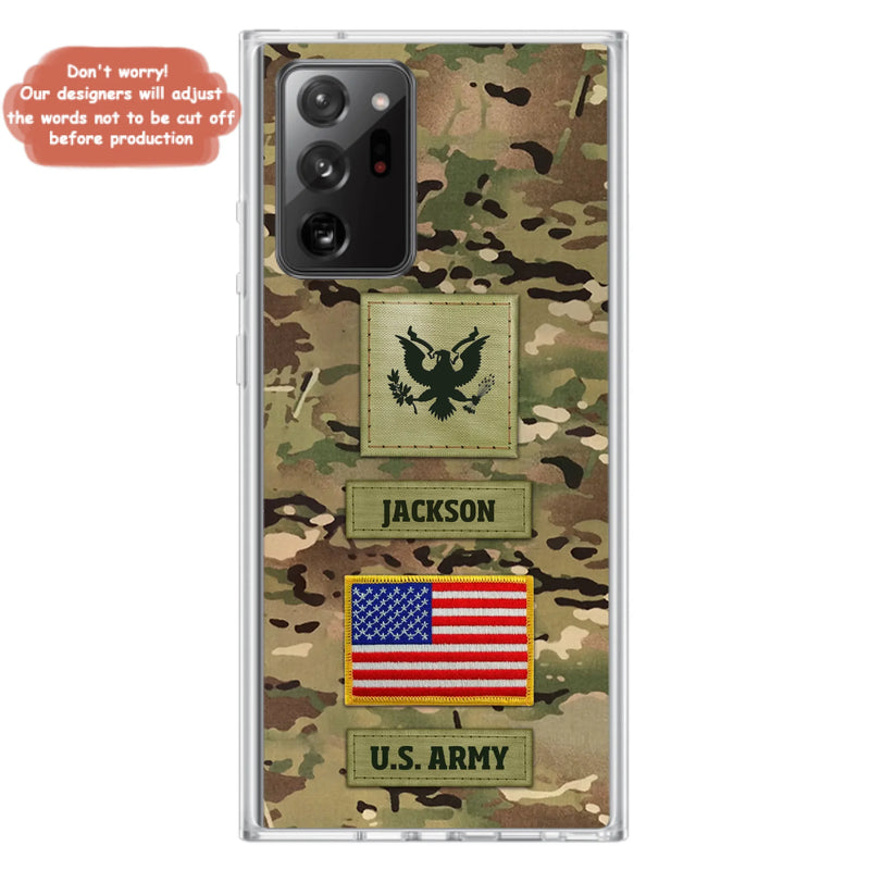Custom Personalized Veteran Phone Case - Father's Day Gift for Veteran - Case For iPhone/Samsung