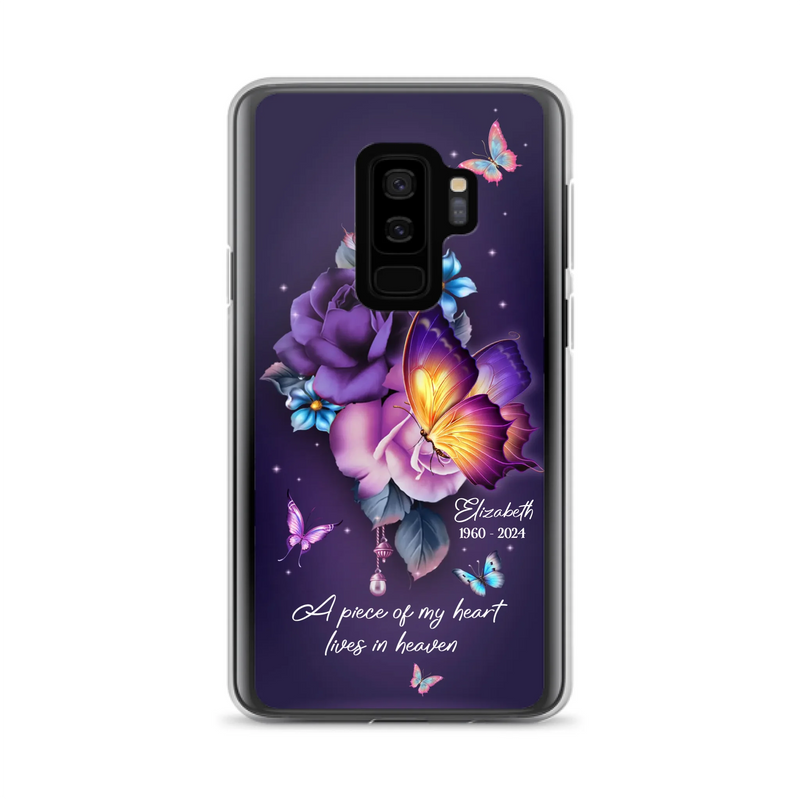 Custom Personalized Butterfly Memorial Phone Case - Memorial Gift Idea - Case for iPhone/Samsung