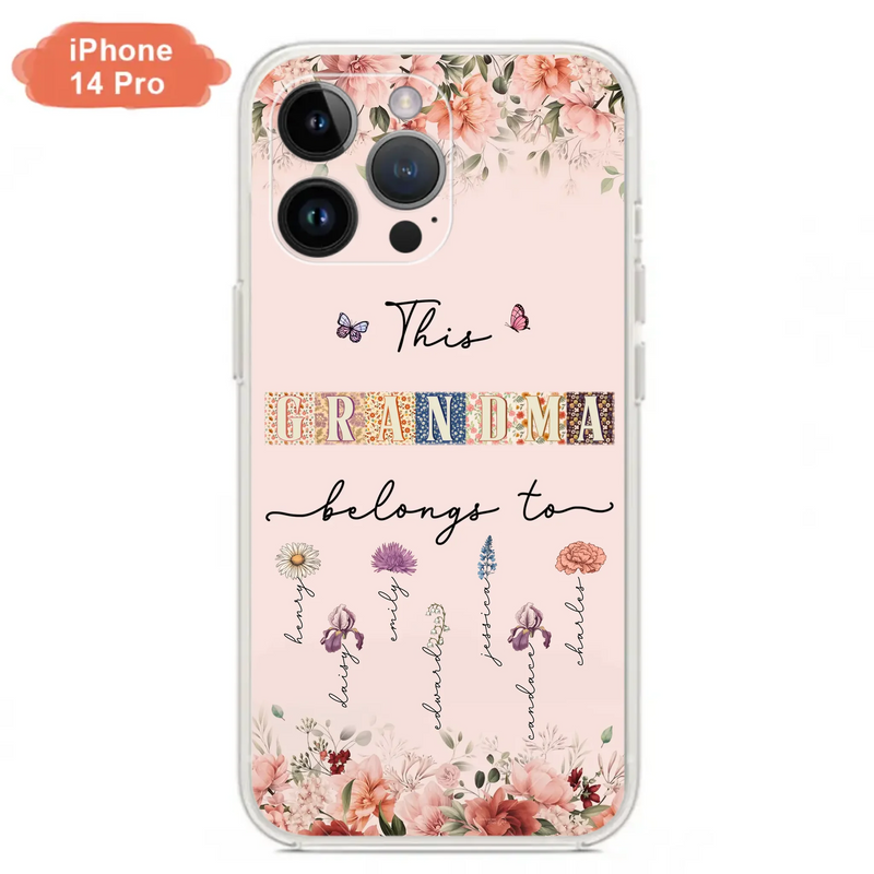 Custom Personalized Grandma/Mom Phone Case - Upto 7 Kids - Mother's Day Gift Idea for Grandma/Mom - Case for iPhone/Samsung
