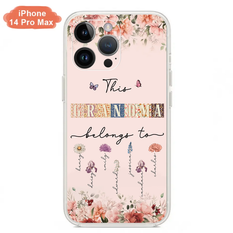 Custom Personalized Grandma/Mom Phone Case - Upto 7 Kids - Mother's Day Gift Idea for Grandma/Mom - Case for iPhone/Samsung