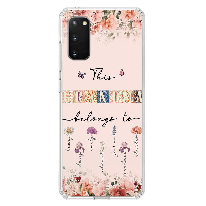 Custom Personalized Grandma/Mom Phone Case - Upto 7 Kids - Mother's Day Gift Idea for Grandma/Mom - Case for iPhone/Samsung