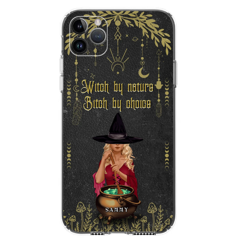 Custom Personalized Witch Phone Case - Gift Idea For Friends/Sisters/Wicca Decor/Pagan Decor - In My Kitchen Filled With Care I Welcome Water Earth Fire Air - Case for iPhone/Samsung