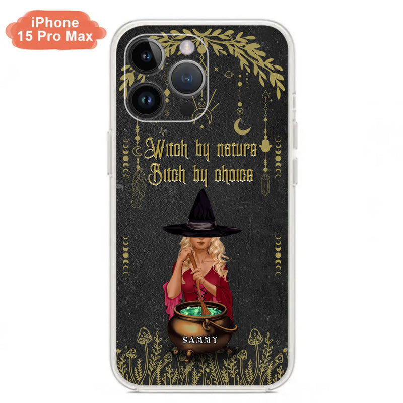 Custom Personalized Witch Phone Case - Gift Idea For Friends/Sisters/Wicca Decor/Pagan Decor - In My Kitchen Filled With Care I Welcome Water Earth Fire Air - Case for iPhone/Samsung