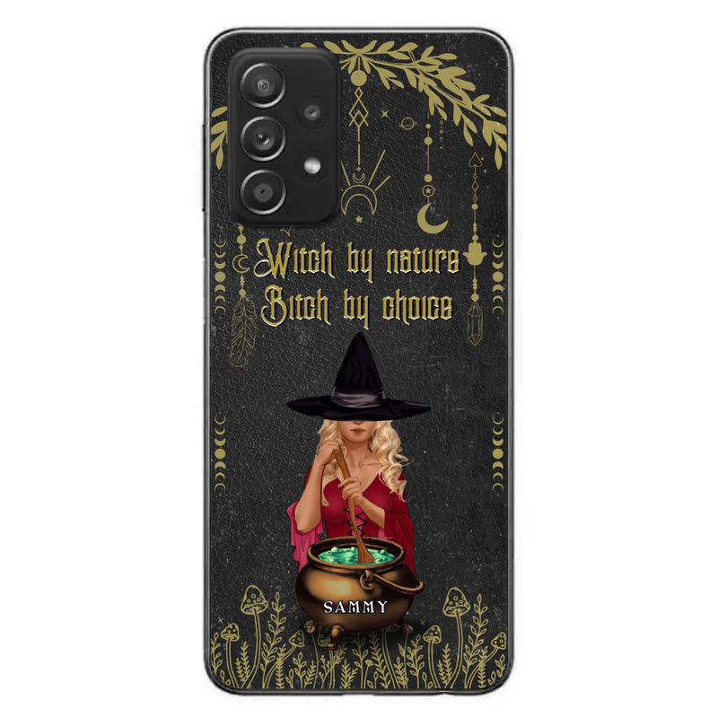 Custom Personalized Witch Phone Case - Gift Idea For Friends/Sisters/Wicca Decor/Pagan Decor - In My Kitchen Filled With Care I Welcome Water Earth Fire Air - Case for iPhone/Samsung
