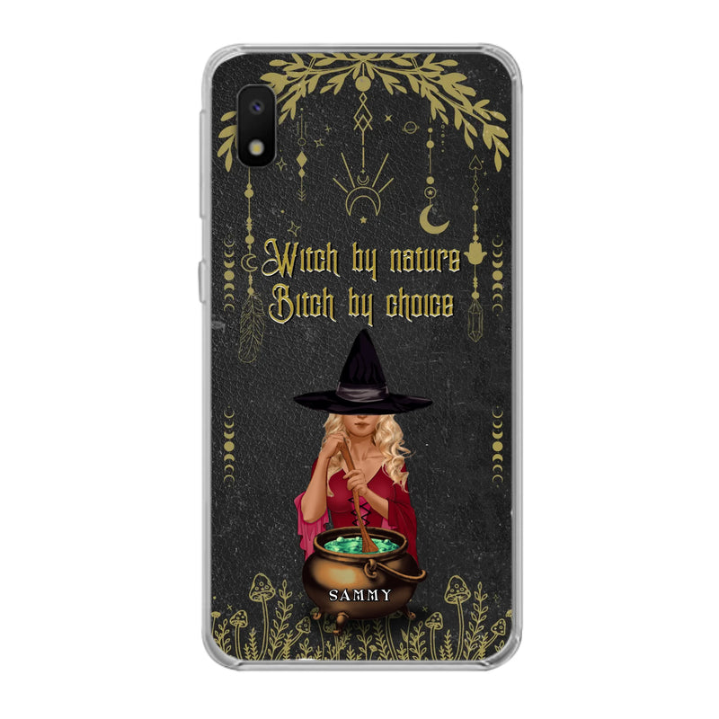 Custom Personalized Witch Phone Case - Gift Idea For Friends/Sisters/Wicca Decor/Pagan Decor - In My Kitchen Filled With Care I Welcome Water Earth Fire Air - Case for iPhone/Samsung