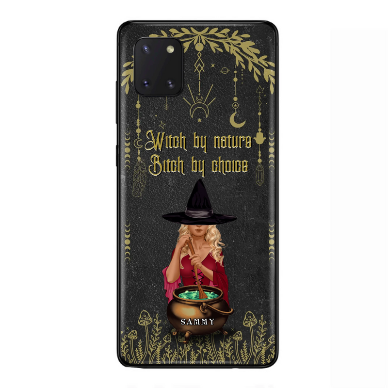 Custom Personalized Witch Phone Case - Gift Idea For Friends/Sisters/Wicca Decor/Pagan Decor - In My Kitchen Filled With Care I Welcome Water Earth Fire Air - Case for iPhone/Samsung