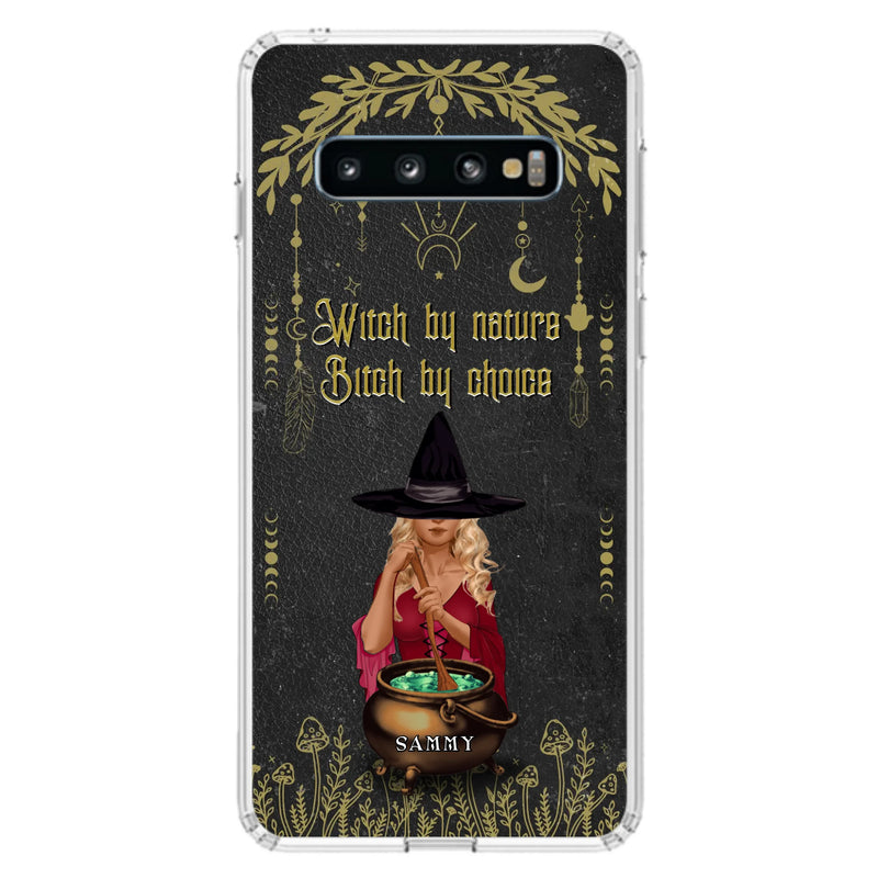 Custom Personalized Witch Phone Case - Gift Idea For Friends/Sisters/Wicca Decor/Pagan Decor - In My Kitchen Filled With Care I Welcome Water Earth Fire Air - Case for iPhone/Samsung