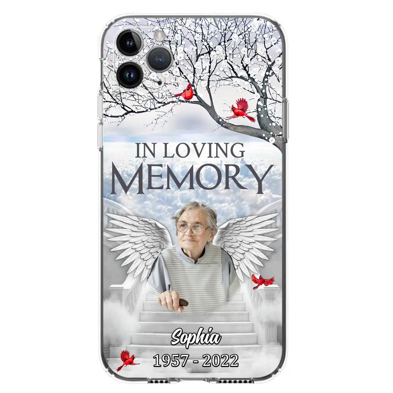 Custom Personalized Memorial Phone Case - Upload Photo - Memorial Gift Idea For Family - In Loving Memory - Case For iPhone & Samsung