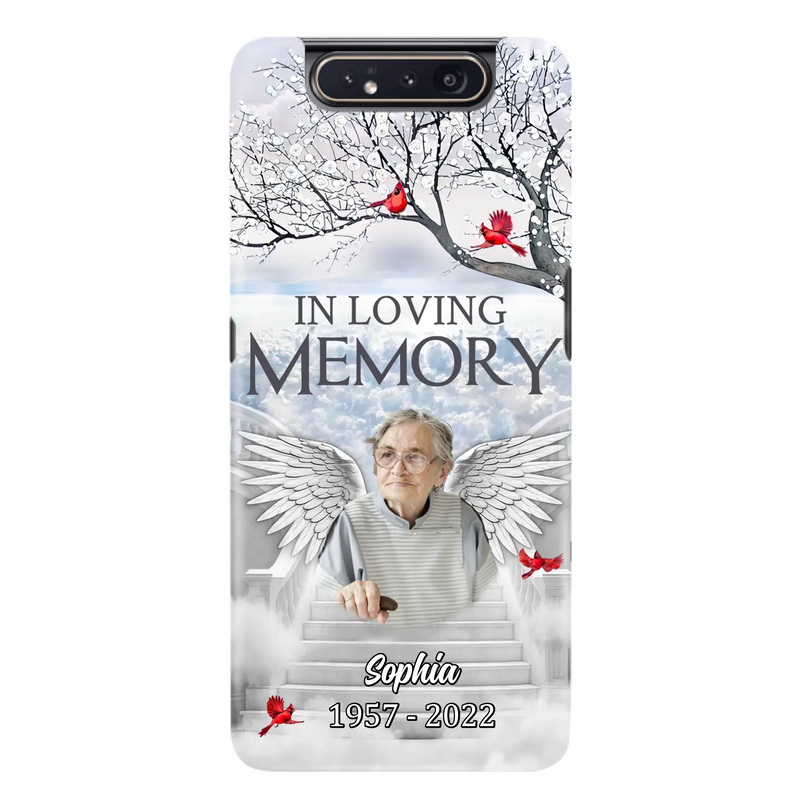 Custom Personalized Memorial Phone Case - Upload Photo - Memorial Gift Idea For Family - In Loving Memory - Case For iPhone & Samsung