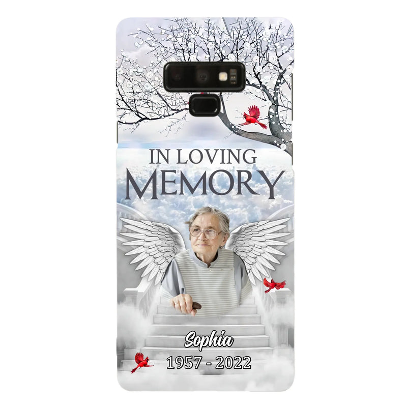 Custom Personalized Memorial Phone Case - Upload Photo - Memorial Gift Idea For Family - In Loving Memory - Case For iPhone & Samsung