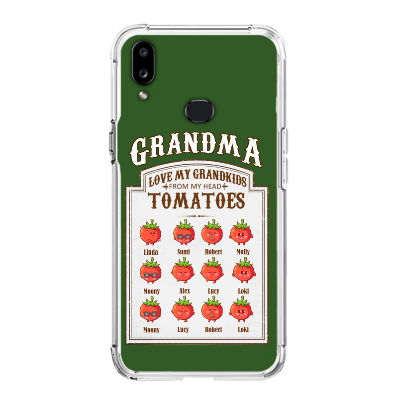 Custom Personalized Grandma Tomatoes Phone Case - Gift Idea For Mother's Day/Grandma- Upto 12 Tomatoes - Case For iPhone/ Samsung
