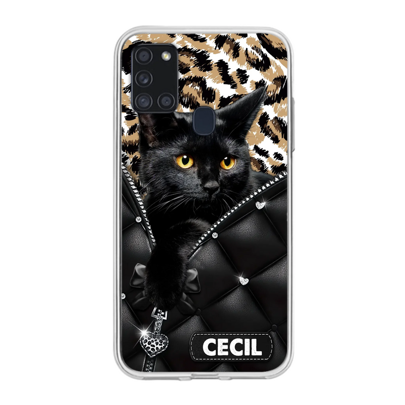 Custom Personalized Cat Phone Case For iPhone/Samsung - Upload Photo - Gift Idea For Cat Lovers