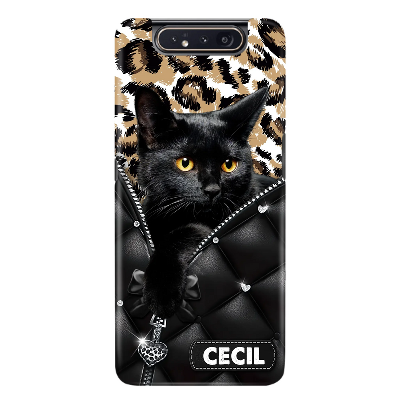 Custom Personalized Cat Phone Case For iPhone/Samsung - Upload Photo - Gift Idea For Cat Lovers
