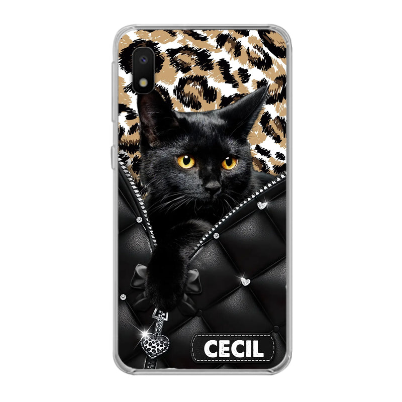 Custom Personalized Cat Phone Case For iPhone/Samsung - Upload Photo - Gift Idea For Cat Lovers