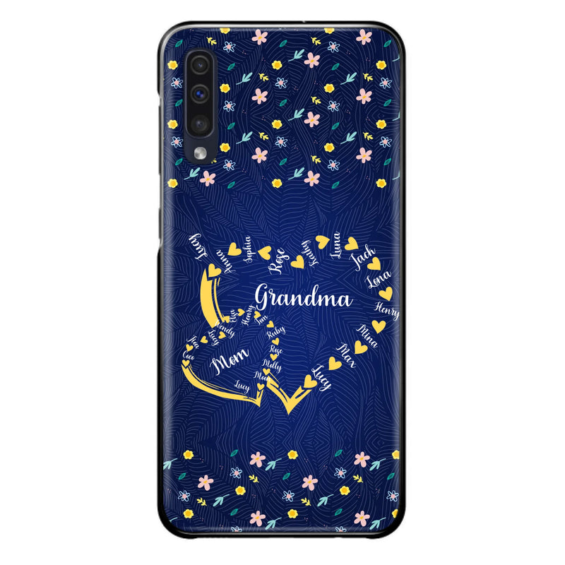 Custom Personalized Grandma Mom Phone Case - Gift Idea For Mother's Day - Upto 12 Kids - Case For iPhone And Samsung