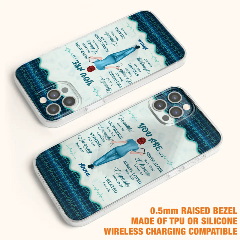 Custom Personalized Nurse Phone Case - Gift Idea For Nurse/ Birthday/ Friend - You Are Beautiful - Cases For iPhone/Samsung