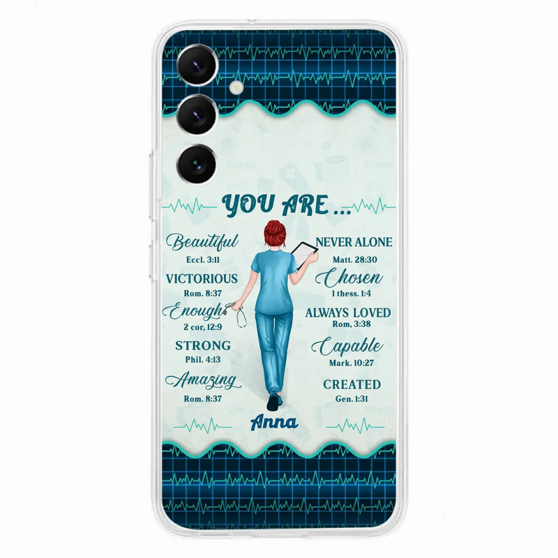 Custom Personalized Nurse Phone Case - Gift Idea For Nurse/ Birthday/ Friend - You Are Beautiful - Cases For iPhone/Samsung