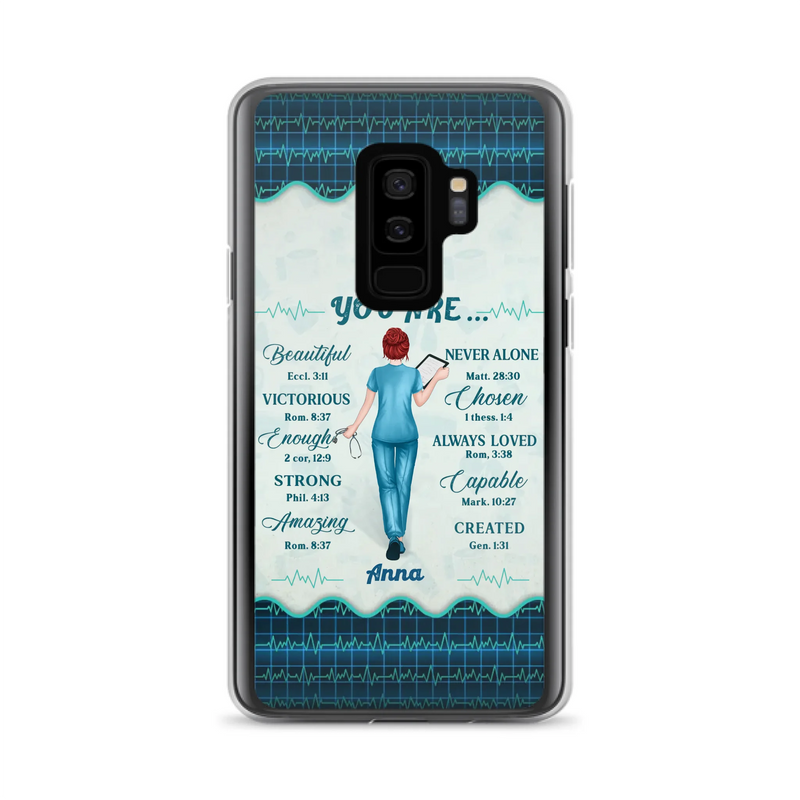 Custom Personalized Nurse Phone Case - Gift Idea For Nurse/ Birthday/ Friend - You Are Beautiful - Cases For iPhone/Samsung