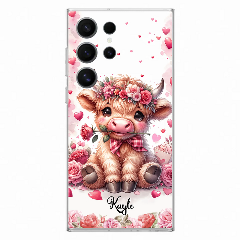 Lovely Highland Phone Case - Gift Idea For Birthday/Valentine's Day - Case For iPhone, Samsung