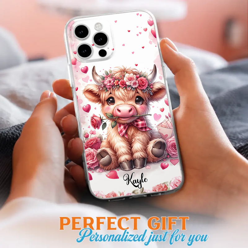 Lovely Highland Phone Case - Gift Idea For Birthday/Valentine's Day - Case For iPhone, Samsung