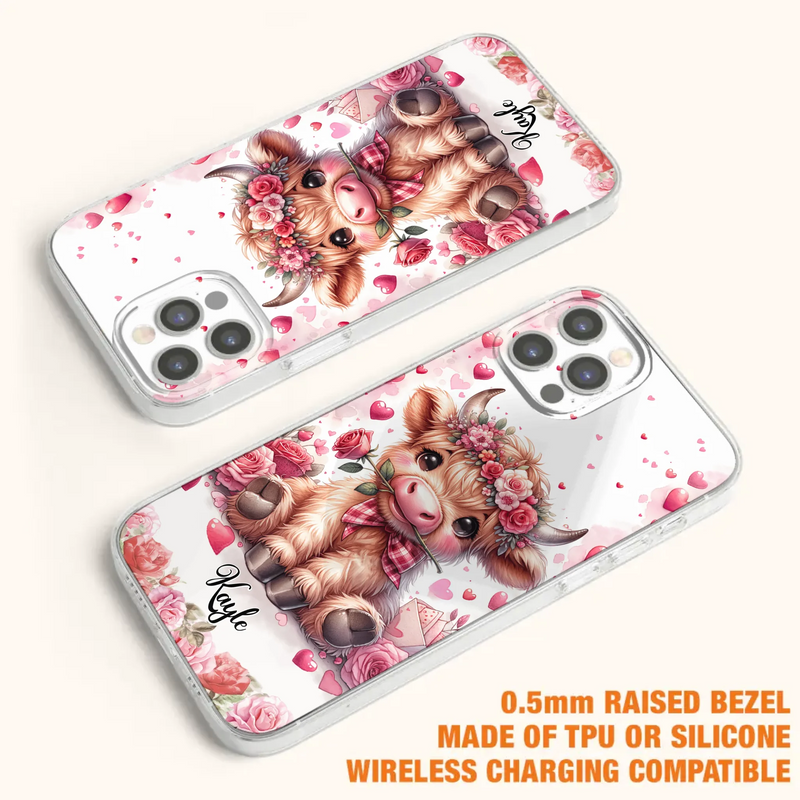 Lovely Highland Phone Case - Gift Idea For Birthday/Valentine's Day - Case For iPhone, Samsung