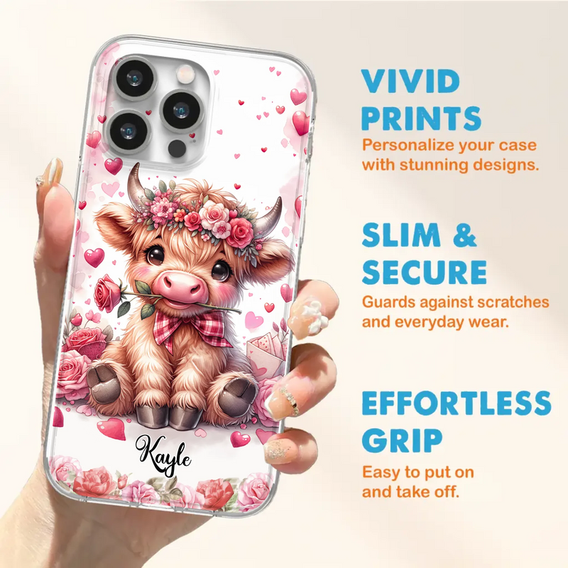 Lovely Highland Phone Case - Gift Idea For Birthday/Valentine's Day - Case For iPhone, Samsung