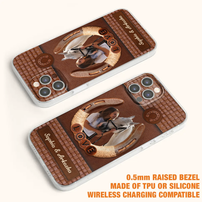 Custom Personalized Horse Phone Case - Upload Photo - Gift Idea Horse Lover - Case For iPhone And Samsung