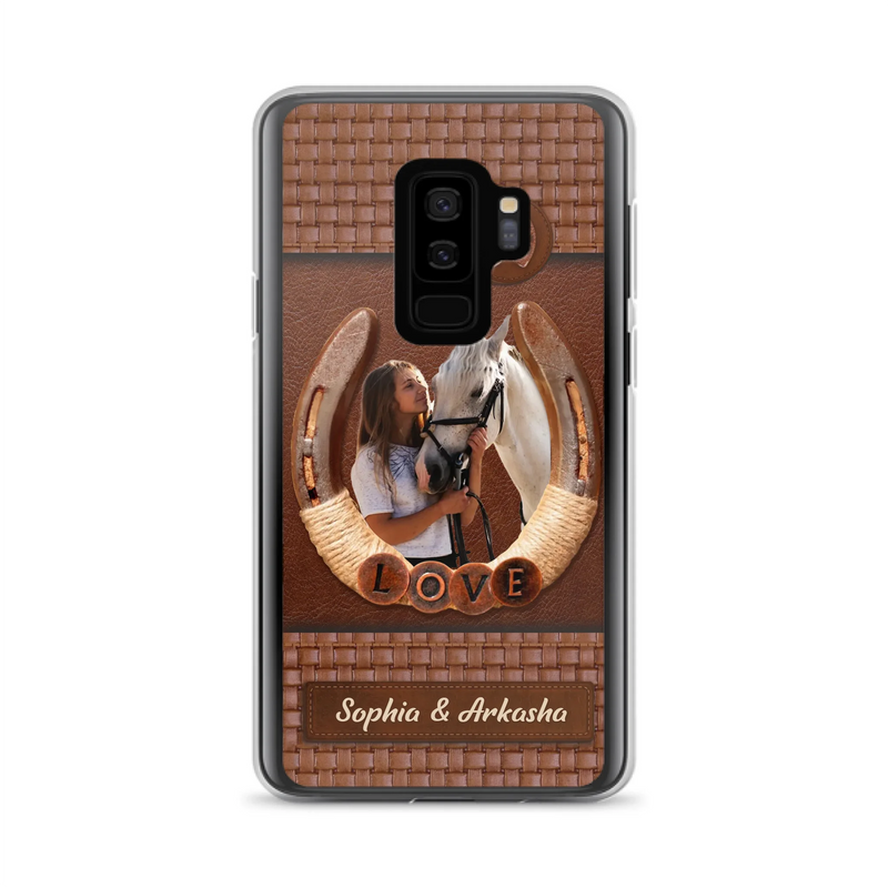 Custom Personalized Horse Phone Case - Upload Photo - Gift Idea Horse Lover - Case For iPhone And Samsung