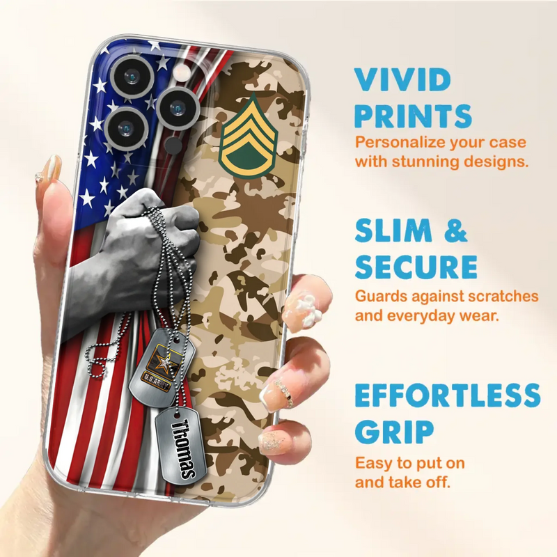 Custom Personalized Veteran Phone Case - Gift Idea For Veteran - Case For iPhone/ Samsung