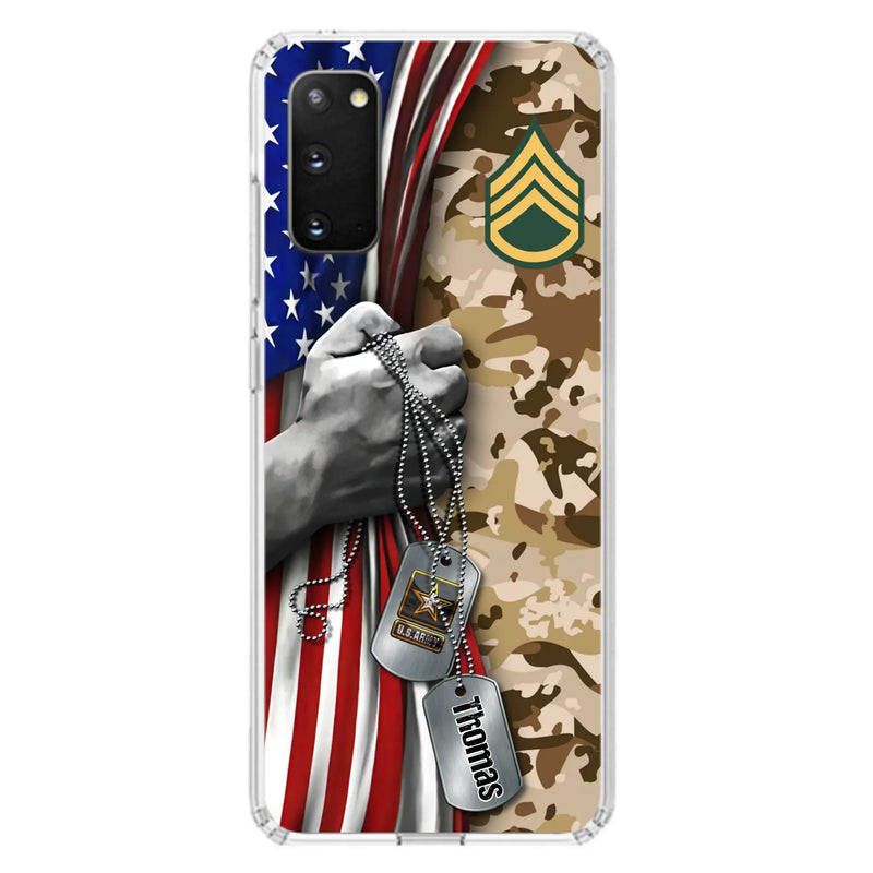 Custom Personalized Veteran Phone Case - Gift Idea For Veteran - Case For iPhone/ Samsung