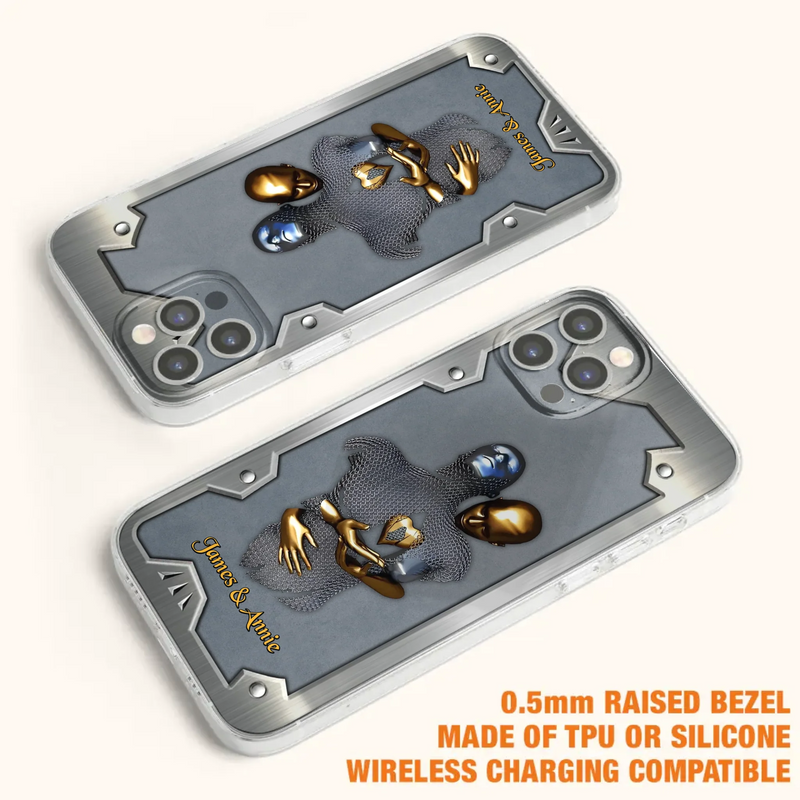 Custom Personalized Couple Phone Case - Gift Idea For Couple/ Valentines Day - Case For iPhone/ Samsung