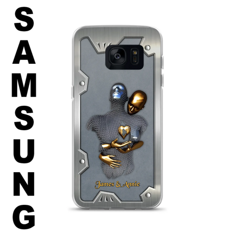 Custom Personalized Couple Phone Case - Gift Idea For Couple/ Valentines Day - Case For iPhone/ Samsung