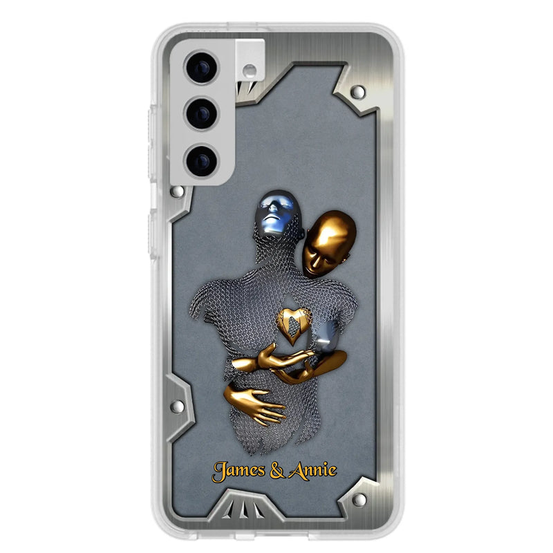 Custom Personalized Couple Phone Case - Gift Idea For Couple/ Valentines Day - Case For iPhone/ Samsung