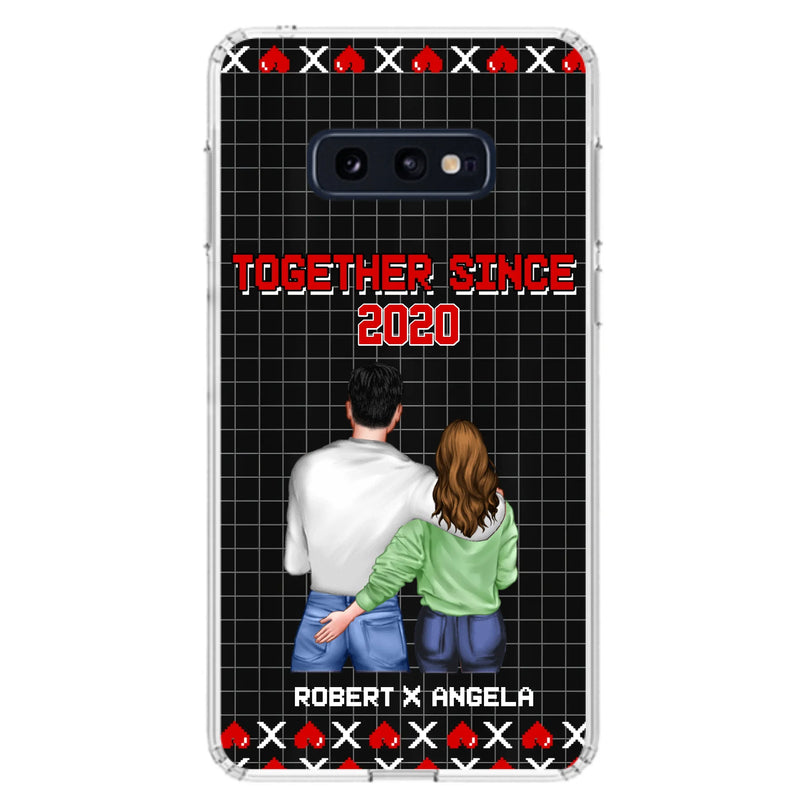 Custom Personalized Couple Phone Case - Gift Idea For Couple/Valentines Day - Together Since 2020 - Case For iPhone/Samsung