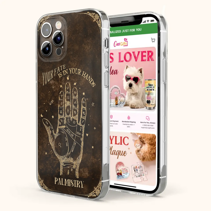 Palmistry Phone Case - Your Fate Is in Your Hands - Cases For iPhone/Samsung