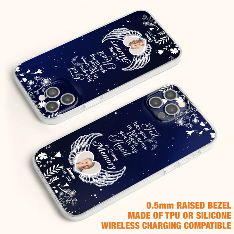 Personalized Memorial Phone Case - Memorial Gift Idea For Family - I Have You In My Heart - Case For iPhone/Samsung