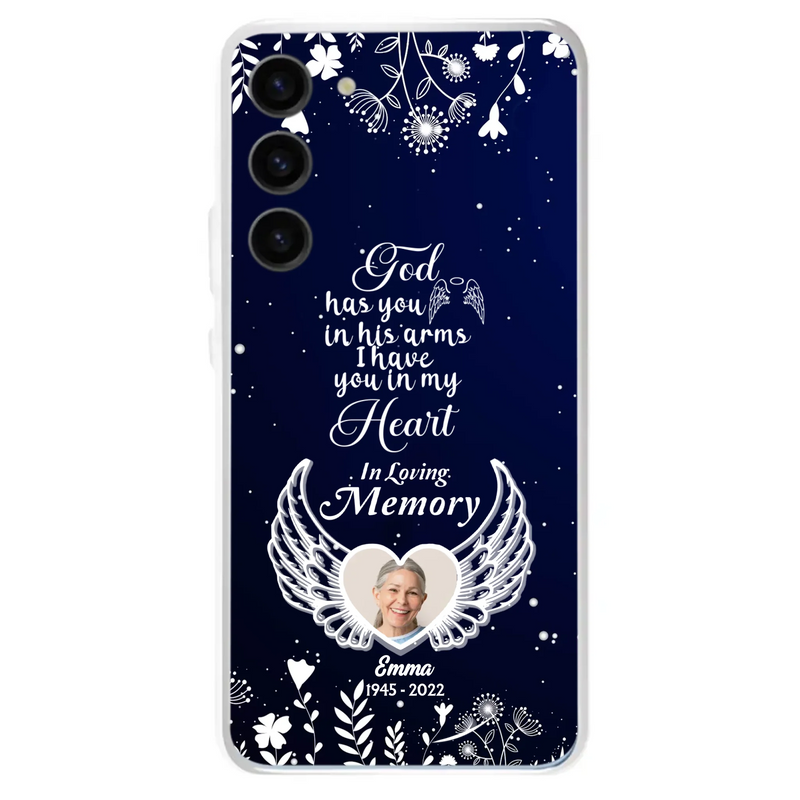Personalized Memorial Phone Case - Memorial Gift Idea For Family - I Have You In My Heart - Case For iPhone/Samsung