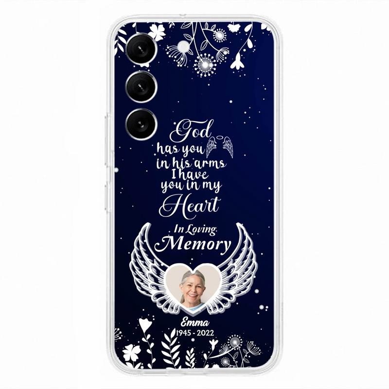 Personalized Memorial Phone Case - Memorial Gift Idea For Family - I Have You In My Heart - Case For iPhone/Samsung