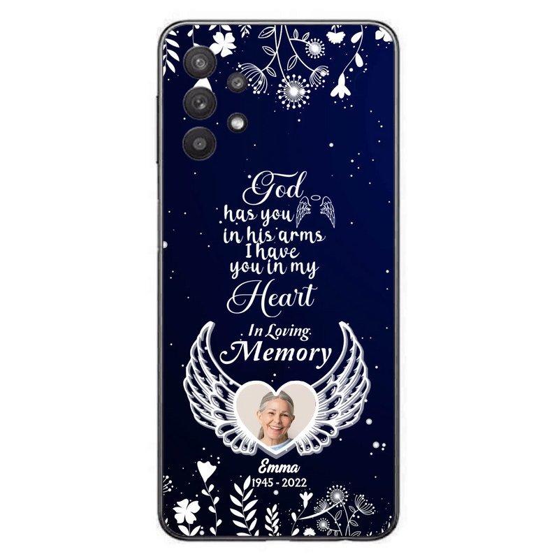 Personalized Memorial Phone Case - Memorial Gift Idea For Family - I Have You In My Heart - Case For iPhone/Samsung
