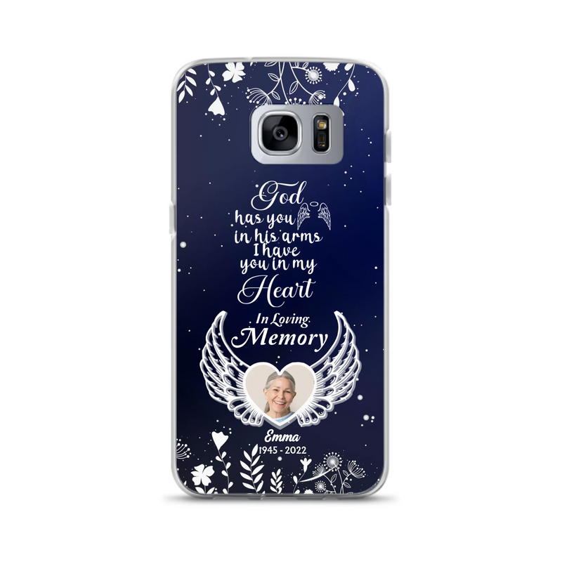 Personalized Memorial Phone Case - Memorial Gift Idea For Family - I Have You In My Heart - Case For iPhone/Samsung