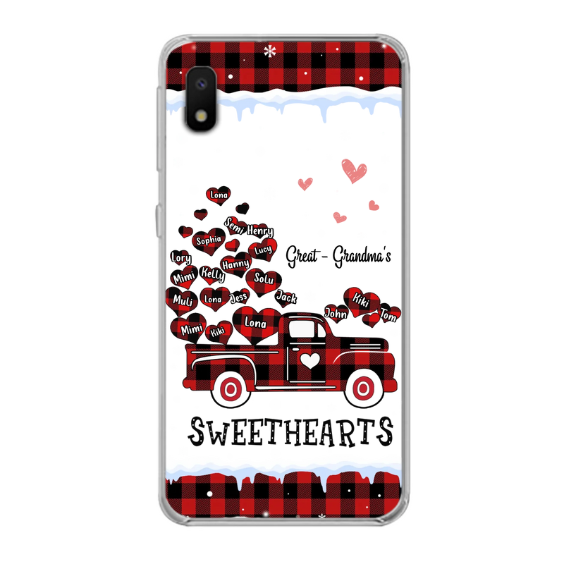 Personalized Grandma Phone Case - Gift Idea For Grandma - Upto 20 Children - Great - Grandma's Sweethearts - Case For iPhone/Samsung