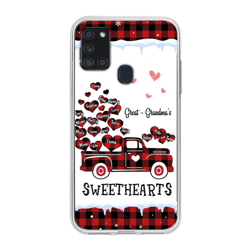 Personalized Grandma Phone Case - Gift Idea For Grandma - Upto 20 Children - Great - Grandma's Sweethearts - Case For iPhone/Samsung