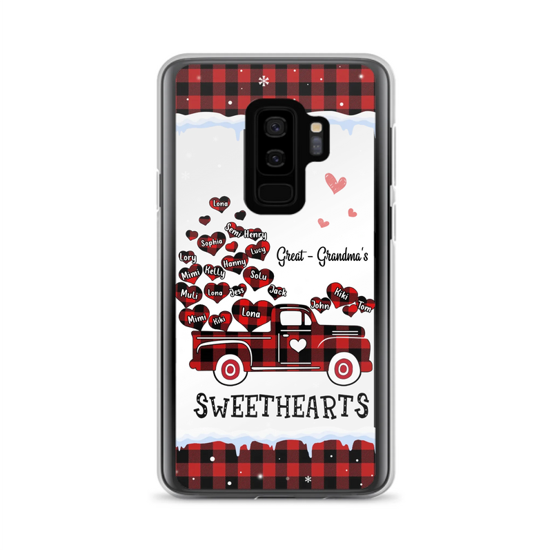 Personalized Grandma Phone Case - Gift Idea For Grandma - Upto 20 Children - Great - Grandma's Sweethearts - Case For iPhone/Samsung
