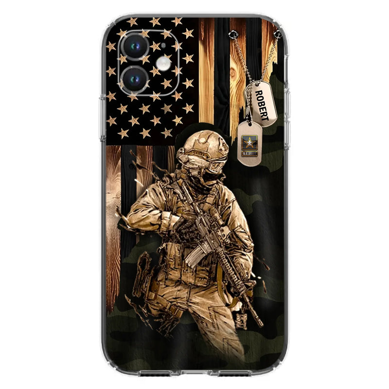 Custom Personalized Veteran iPhone/ Samsung Phone Case - Gift Idea For Veteran