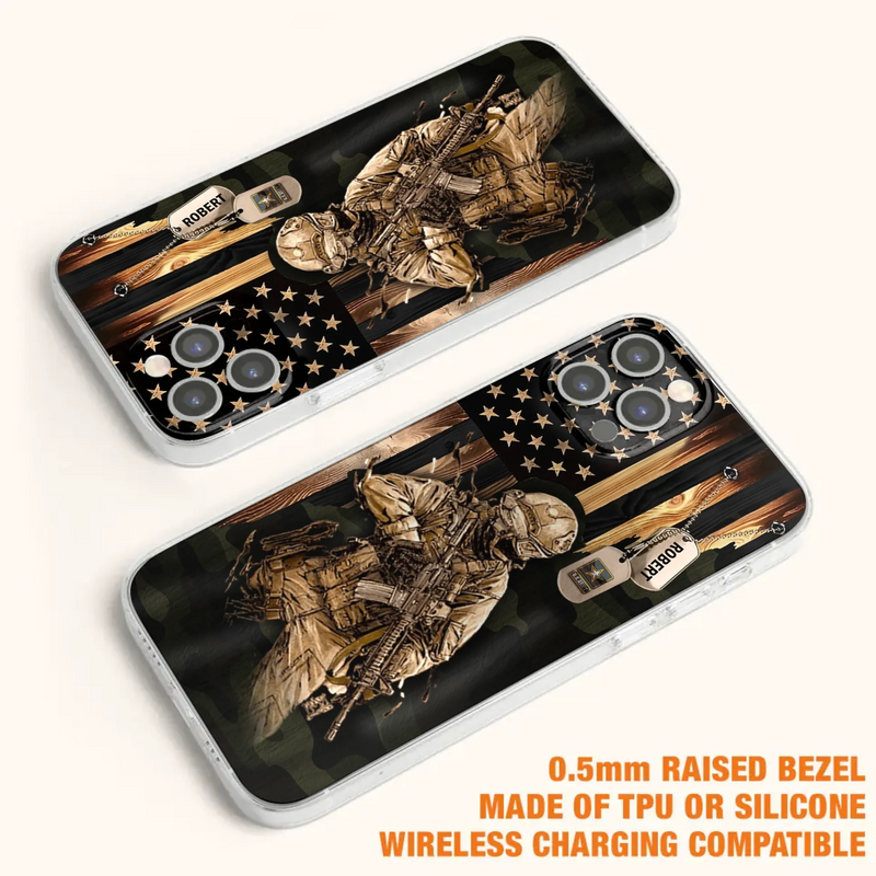 Custom Personalized Veteran iPhone/ Samsung Phone Case - Gift Idea For Veteran