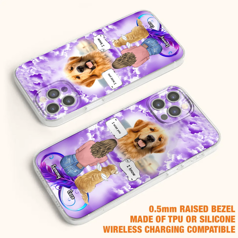 Custom Personalized Memorial Pet iPhone/ Samsung Case - Upload Photo - Memorial Gift Idea For Dog/Cat/Rabbit Lover