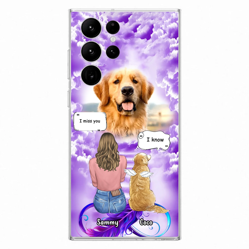 Custom Personalized Memorial Pet iPhone/ Samsung Case - Upload Photo - Memorial Gift Idea For Dog/Cat/Rabbit Lover