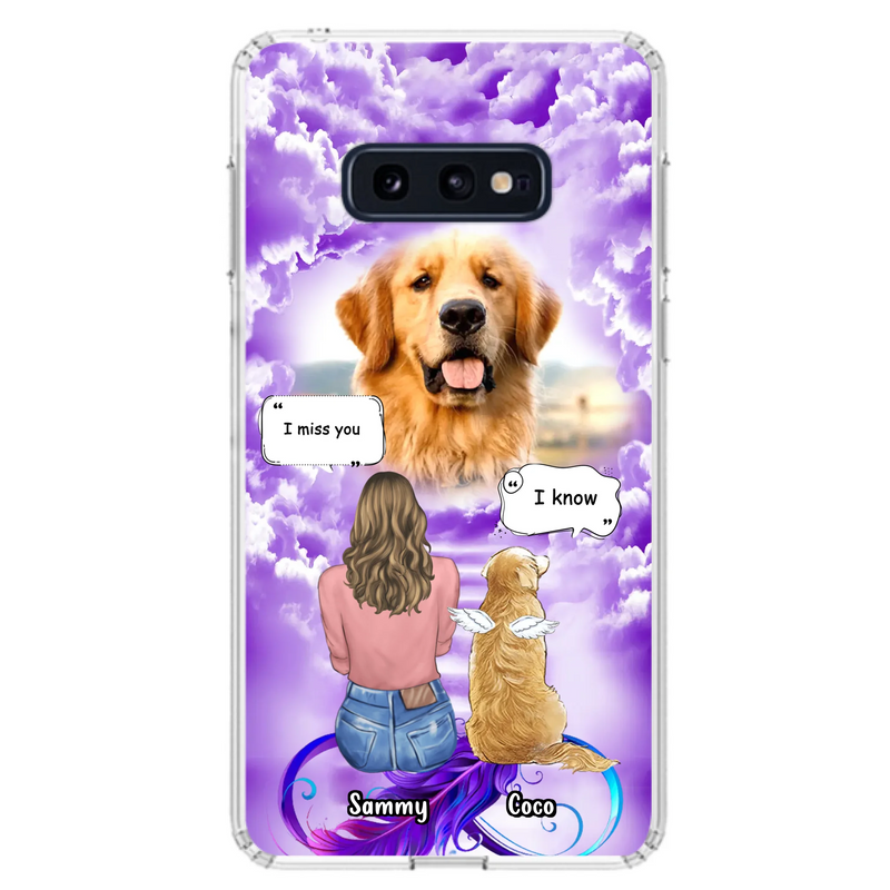 Custom Personalized Memorial Pet iPhone/ Samsung Case - Upload Photo - Memorial Gift Idea For Dog/Cat/Rabbit Lover