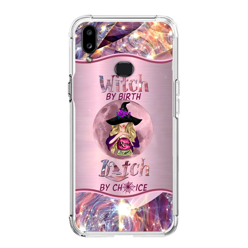 Personalized Witch Phone Case - Halloween Gift Idea For Witch Lovers - Case For iPhone/Samsung  - Witch By Birth Bitch By Choice